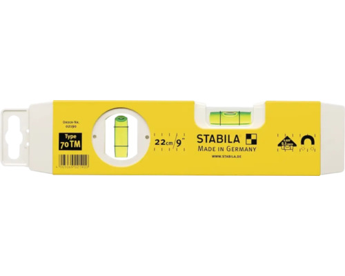 Stabila waterpas type 70 TM, 22 cm lengte