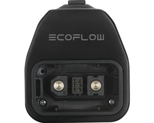 EcoFlow logo. EcoFlow-aansluiting voor stroomstation.
