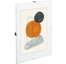 Glazen fotolijst met abstract motief