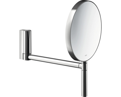 Ronde make-upspiegel voor wandmontage met arm