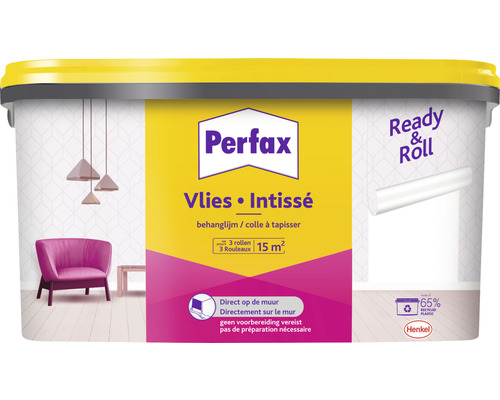 PERFAX Behanglijm Ready & Roll voor vliesbehang 2,25 kg geschikt voor 15 m²