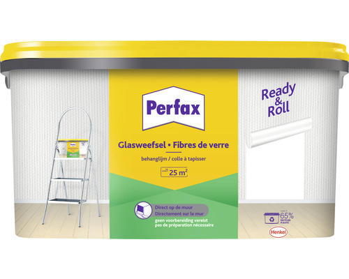 PERFAX Ready & Roll behanglijm glasweefsel 5 kg geschikt voor 25 m²