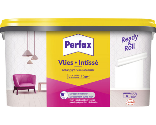 PERFAX Ready & Roll behanglijm vlies 4,5 kg geschikt voor 30 m²