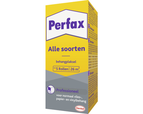 Perfax behangplaksel voor alle soorten behang, geschikt voor maximaal vijf rollen of 26 vierkante meter