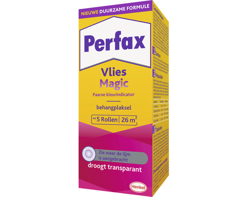 PERFAX Behanglijm Magic voor vliesbehang 200 g geschikt voor 26 m² Perfax Vlies Magic behangplaksel voor maximaal 5 rollen