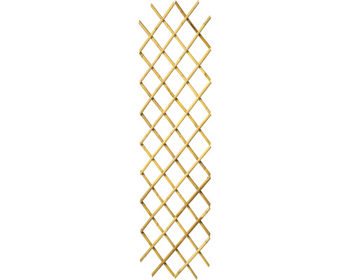 Tuinhek van uitklapbaar houten raster