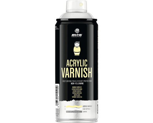 MTN Pro canvas Varnish Glossy hoogglans 400 ml Acryllak spuitbus van MTN
