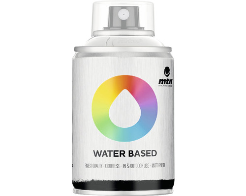 MTN Water Based spuitlak mat Jewel Silver 100 ml Spuitbus met watergedragen verf
