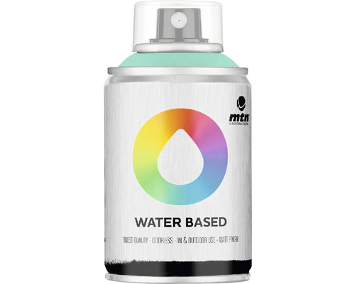 MTN Water Based spuitlak mat Turquoise Green 100 ml Spuitbus met watergedragen verf
