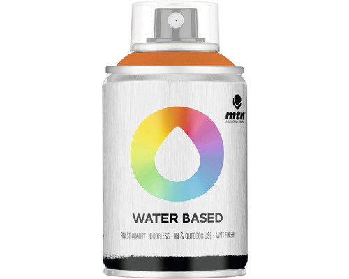 MTN Water Based spuitlak mat Azo Orange 100 ml MTN Water Based spuitbus verf