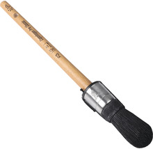 Ronde kwast met houten handvat