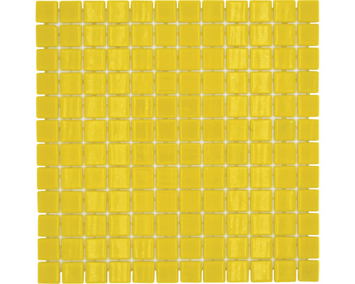 Glasmozaïek VP25801PUR Quadrat ECO LISOS yellow 25 PUR 31,6x31,6cm