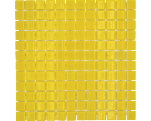 Glasmozaïek VP25801PUR Quadrat ECO LISOS yellow 25 PUR 31,6x31,6cm Vierkante mozaïektegel van glas