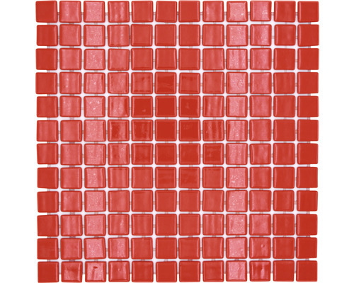 Glasmozaïek VP25808PUR Quadrat ECO LISOS red 25 PUR 31,6x31,6cm