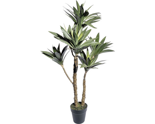 Kunstplant Yucca groen in pot H 90 cm