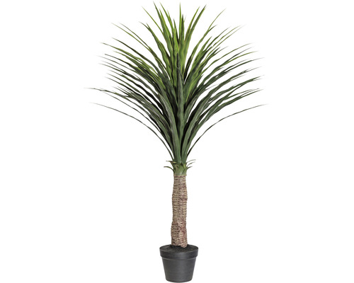 Kunstplant Yucca groen in pot H 115 cm