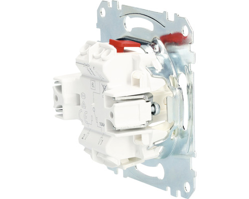 Schakelaar insert met metalen frame