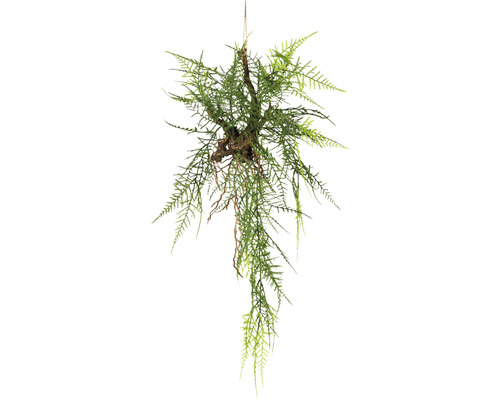 Kunstplant Hangende tak met sierasperge groen H 70 cm