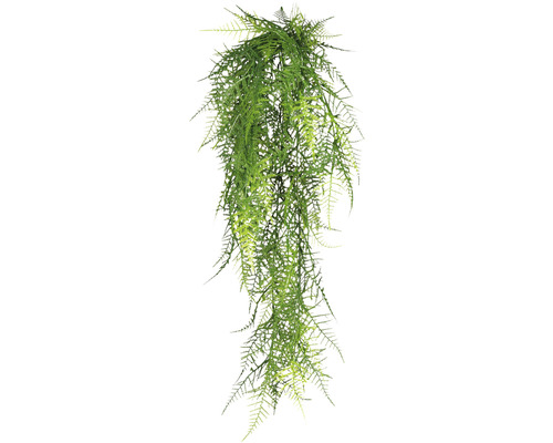 Kunstplant Sierasperge plumosus hangplant groen H 80 cm