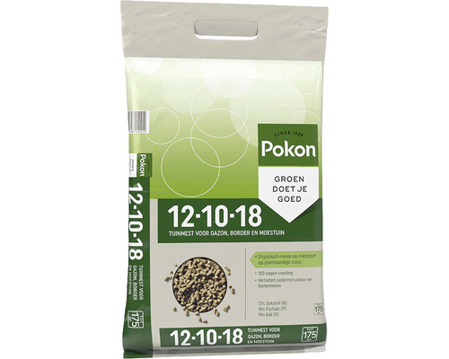 Verpakking Pokon tuinmest voor gazon, border en moestuin
