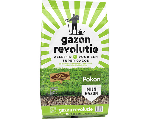 Gazonzadenmix in een verpakking