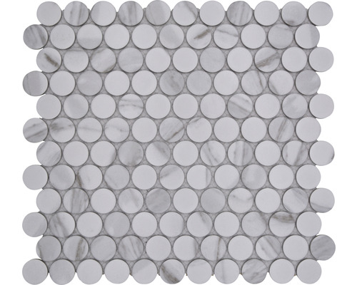Keramisch mozaïek Dots CRG Dots Carrara 31,2x33cm