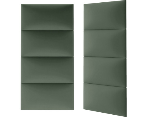 Twee geluidsabsorberende panelen met rechthoekige vormen