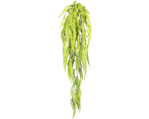 Kunstplant Venushaar hanger groen H 80 cm