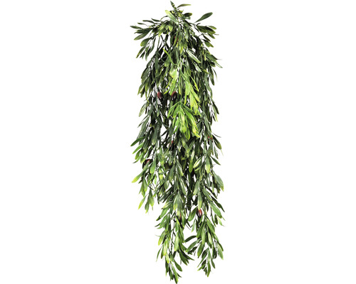 Kunstplant Guirlande van olijfbladeren groen H 85 cm
