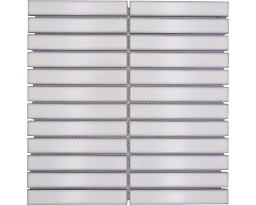 Keramisch mozaïek CG ST 230 Blokjes uni oudwit glanzend 29,6x30cm Mozaïektegel met rechthoekige elementen