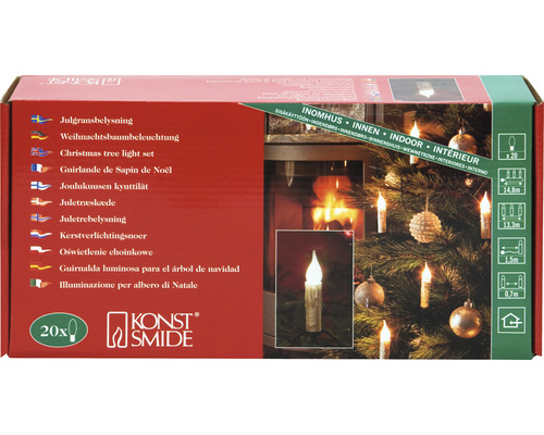 Konst Smide kerstboomverlichting, 20 lampjes
