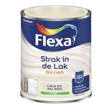 Flexa lakverf voor binnen, kleur Crème Wit RAL 9001