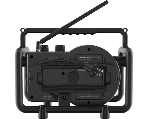 Perfectpro DAB3 bouwradio, achteraanzicht