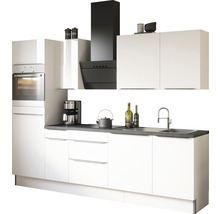 Complete keuken met hangkasten, afzuigkap en gootsteen