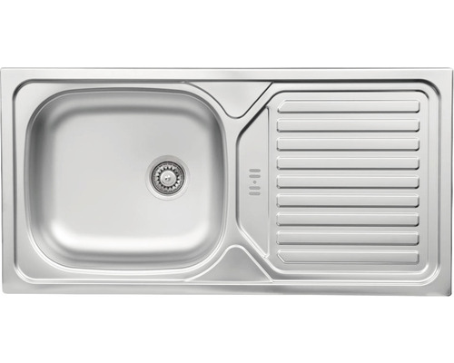 Roestvrijstalen spoelbak met afdruiprek