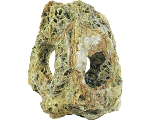 Decoratiesteen met gaten voor aquaria