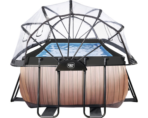 Opzetzwembad met overkapping