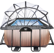 Zwembad met overkapping voor extra bescherming en comfort