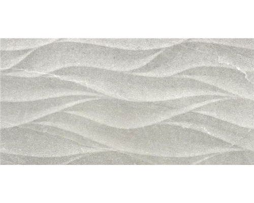 Decoratietegel wand Adobo grijs décor 25x50 cm