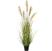 Decoratieve kunstplant met pluimen in pot