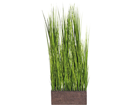 Kunstplant Gras ruimteverdeler groen in plantenbak H 85 cm