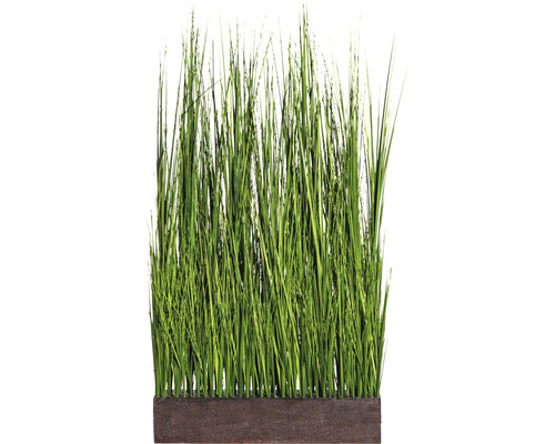 Kunstplant Gras ruimteverdeler groen in plantenbak H 125 cm
