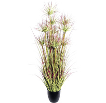 Kunstmatige papyrus in pot als decoratie voor binnenshuis