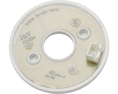 Ronde adapterplaat met elektrische aansluitingen