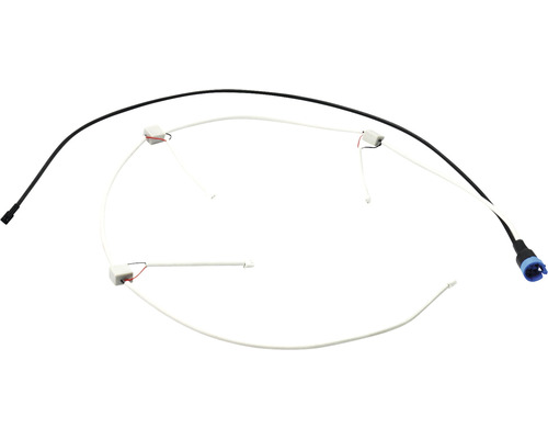 Lichtsnoer met aansluitkabel en stekkerverbindingen