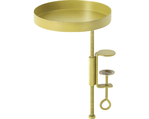 Metalen bijzettafel met schroefklem