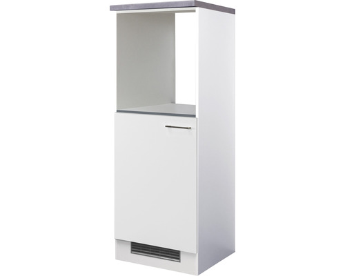 FLEX WELL Bakoven/koelombouwkast voor 88e inbouwkoelkast Varo wit 60x60x169,5 cm Keukenkast met open opbergvak en deur