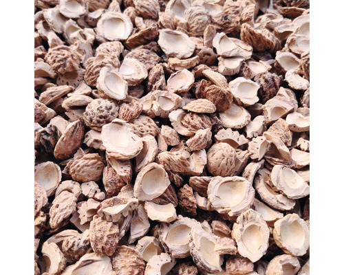 Vulmateriaal van walnootschalen