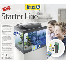 TETRA Aquarium set Starter Line kunststof zwart LED 30 L, 41x30x25 cm