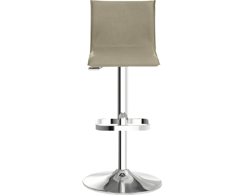 Barkruk met voetsteun en bekleding